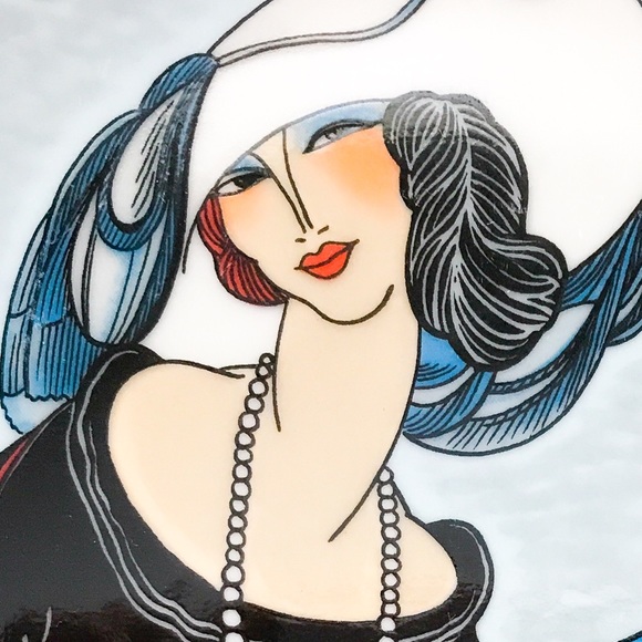 VOGUE Vintage Bone China 7.5” Plates By SEYMOUR MANN Art Deco 1900’s (Set of 3) - Picture 12 of 16